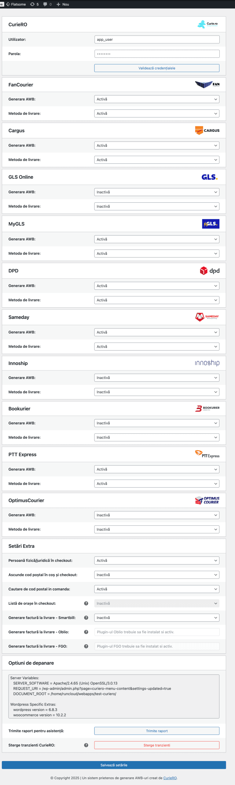 Setări Generale ‹ CurieRO Test — WordPress scaled